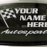 Custom667 Custom YOURNAMEHERE Autosports Decal