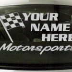Custom669 Custom YOURNAMEHERE Motorsports Decal