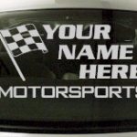 Custom672 Custom YOURNAMEHERE Motorsports Decal