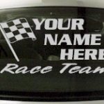 Custom674 Custom YOURNAMEHERE Race Team Decal