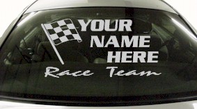 Custom675 Custom YOURNAMEHERE Race Team Decal