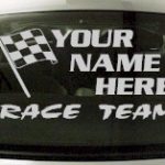Custom676 Custom YOURNAMEHERE Race Team Decal