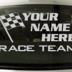 Custom677 Custom YOURNAMEHERE Race Team Decal
