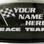 Custom678 Custom YOURNAMEHERE Race Team Decal