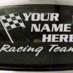 Custom679 Custom YOURNAMEHERE Racing Team Decal
