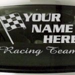 Custom680 Custom YOURNAMEHERE Racing Team Decal
