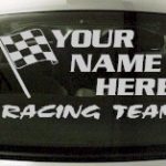 Custom681 Custom YOURNAMEHERE Racing Team Decal