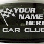 Custom687 Custom YOURNAMEHERE Car Club Decal