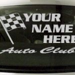 Custom691 Custom YOURNAMEHERE Auto Club Decal