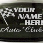 Custom692 Custom YOURNAMEHERE Auto Club Decal