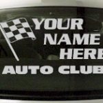 Custom694 Custom YOURNAMEHERE Auto Club Decal