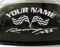 Custom700 Custom YOURNAMEHERE Racing Decal 