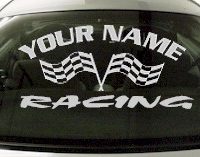 Custom704 Custom YOURNAMEHERE Racing Decal 