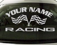 Custom705 Custom YOURNAMEHERE Racing Decal 