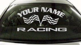 Custom705 Custom YOURNAMEHERE Racing Decal