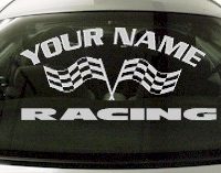 Custom706 Custom YOURNAMEHERE Racing Decal 