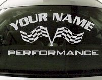 Custom711 Custom YOURNAMEHERE Performance Decal 