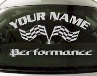 Custom713 Custom YOURNAMEHERE Performance Decal 