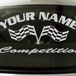 Custom715 Custom YOURNAMEHERE Competition Decal