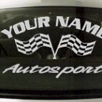 Custom717 Custom YOURNAMEHERE Autosports Decal