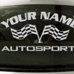 Custom718 Custom YOURNAMEHERE Autosports Decal
