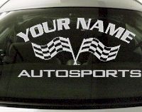 Custom718 Custom YOURNAMEHERE Autosports Decal 