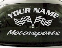 Custom719 Custom YOURNAMEHERE Motorsports Decal 