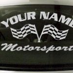 Custom720 Custom YOURNAMEHERE Motorsports Decal