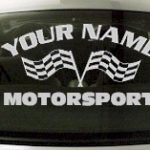 Custom723 Custom YOURNAMEHERE Motorsports Decal