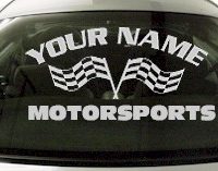 Custom723 Custom YOURNAMEHERE Motorsports Decal 