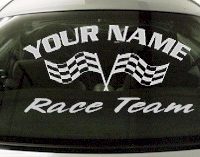 Custom724 Custom YOURNAMEHERE Race Team Decal 