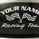 Custom729 Custom YOURNAMEHERE Racing Team Decal