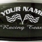 Custom730 Custom YOURNAMEHERE Racing Decal