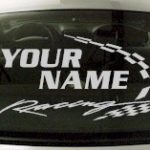 Custom750 Custom YOURNAMEHERE Racing Decal