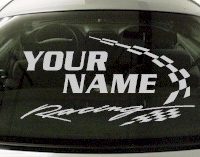 Custom750 Custom YOURNAMEHERE Racing Decal 