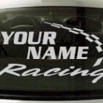 Custom753 Custom YOURNAMEHERE Racing Decal
