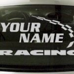 Custom756 Custom YOURNAMEHERE Racing Decal