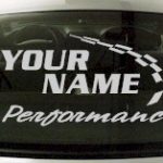 Custom757 Custom YOURNAMEHERE Performance Decal