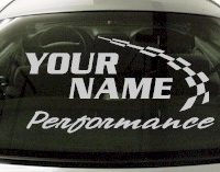 Custom757 Custom YOURNAMEHERE Performance Decal 