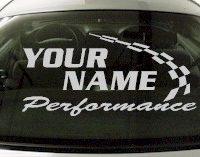 Custom758 Custom YOURNAMEHERE Performance Decal 