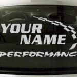 Custom760 Custom YOURNAMEHERE Performance Decal