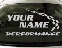Custom760 Custom YOURNAMEHERE Performance Decal 