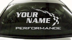 Custom761 Custom YOURNAMEHERE Performance Decal