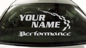 Custom763 Custom YOURNAMEHERE Performance Decal