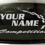 Custom765 Custom YOURNAMEHERE Competition Decal