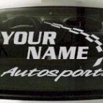 Custom767 Custom YOURNAMEHERE Autosports Decal