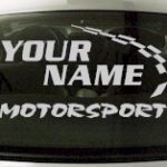 Custom771 Custom YOURNAMEHERE Motorsports Decal