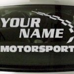 Custom773 Custom YOURNAMEHERE Motorsports Decal