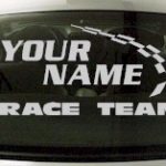 Custom778 Custom YOURNAMEHERE Race Team Decal