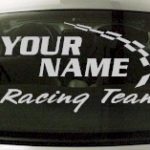Custom779 Custom YOURNAMEHERE Racing Team Decal